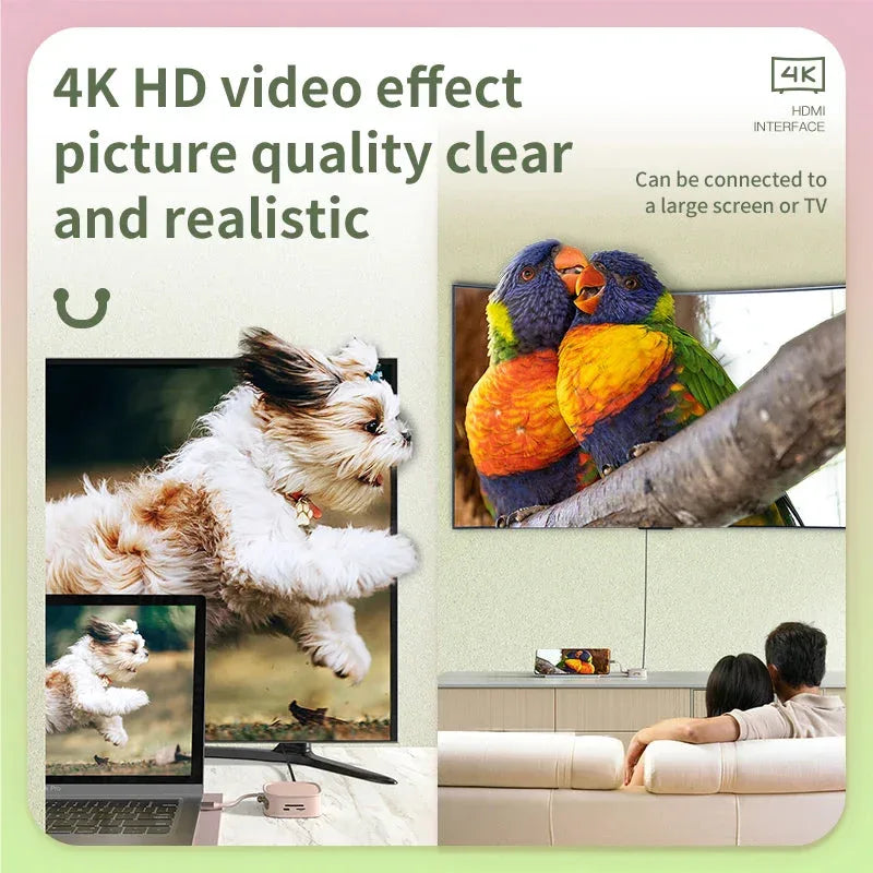 FC&EC USB C HUB Type C Adapter 10 in 1™ - RS Store