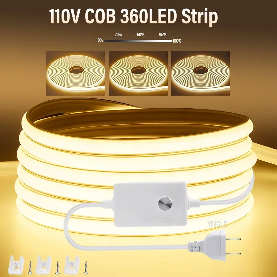 1M-50M 220V COB LED Strip Yingld™