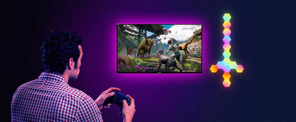 RGB Smart Hexagonal Wall Lamp Toucloud™ - RS Store