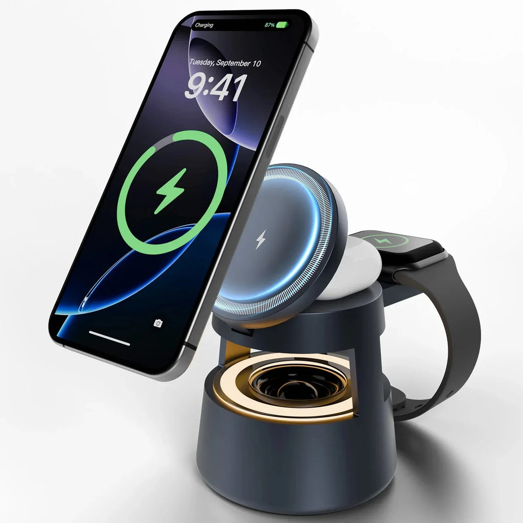 4 in 1 Wireless Charging Station Magnetic 15W Fast Charger™ - RS Store