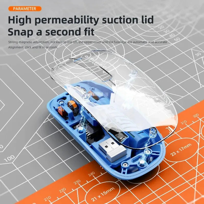 Transparent Wireless Mouse Opuyym™ - RS Store