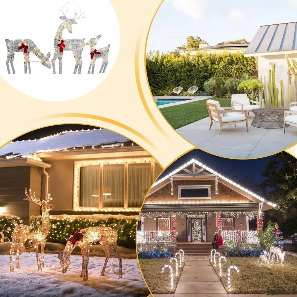 Lighted Christmas Deer Holiday™ - RS Store