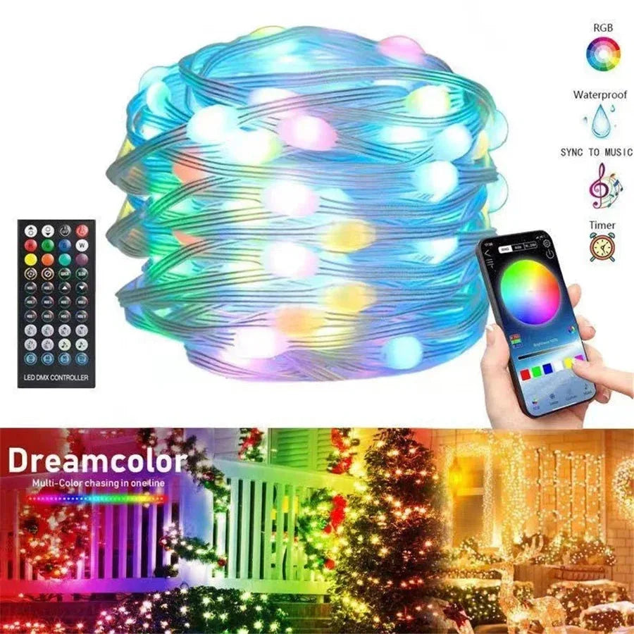10/20M Smart App Control Christmas Tree String Lights PAMNNY™ - RS Store