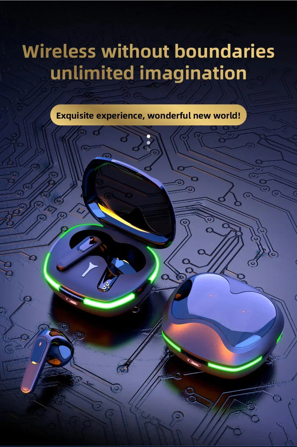 SW-P60 Wireless Bluetooth Earphones Haomai™ - RS Store