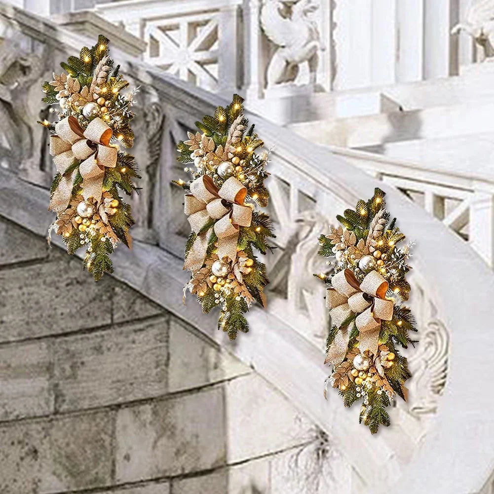 Christmas Wreath Pendants Hanging Stairs™