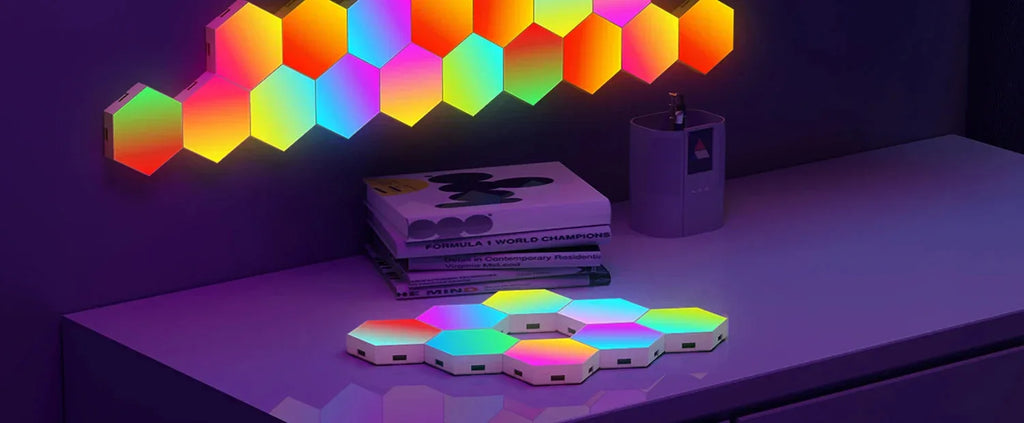 RGB Smart Hexagonal Wall Lamp Toucloud™ - RS Store