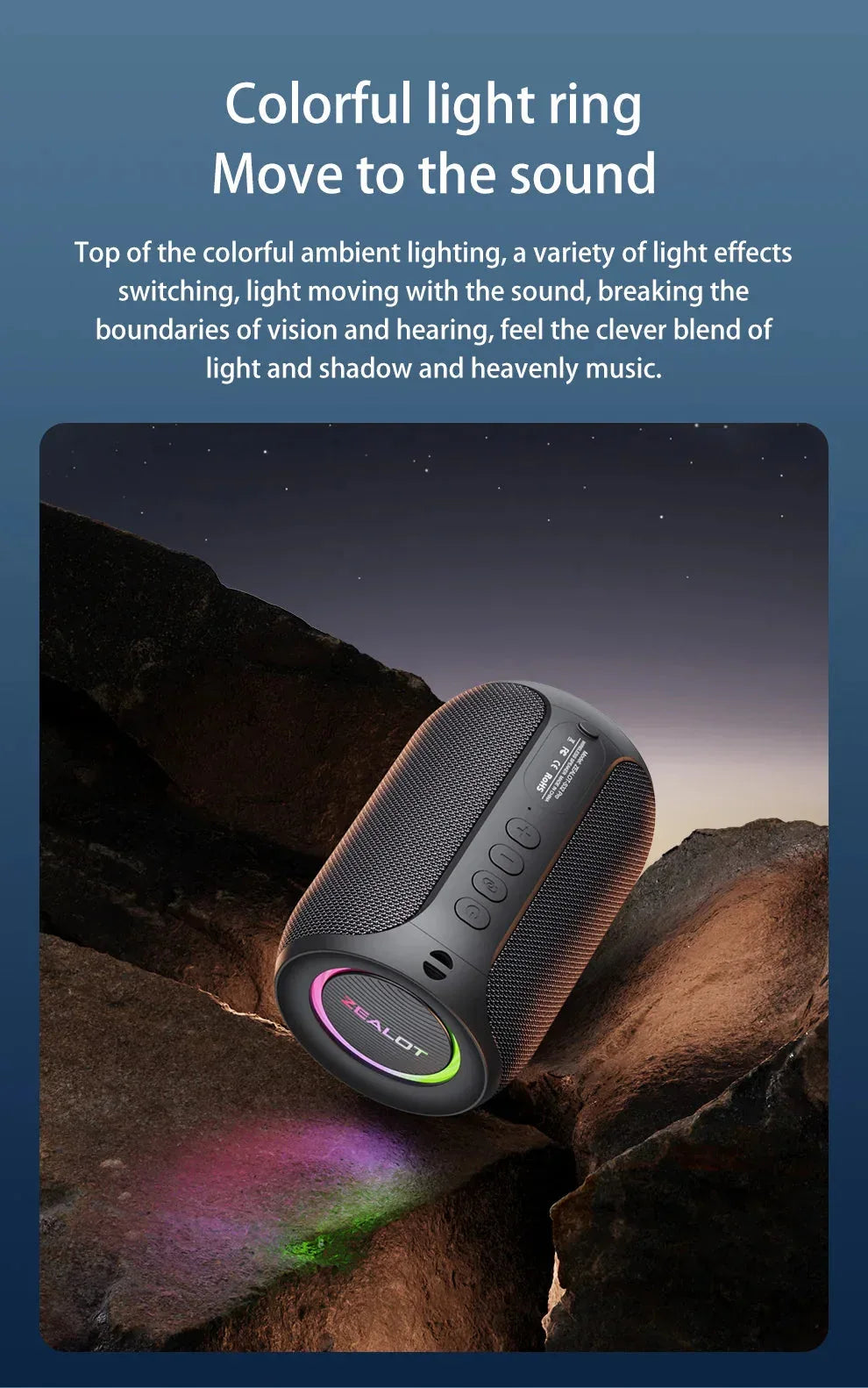 ZEALOT S32 pro Bluetooth Wireless Outdoor Portable Subwoofer Speaker™ - RS Store