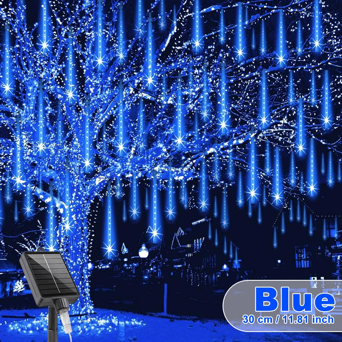Christmas Lights Outdoor Solar Meteor Shower Lights™