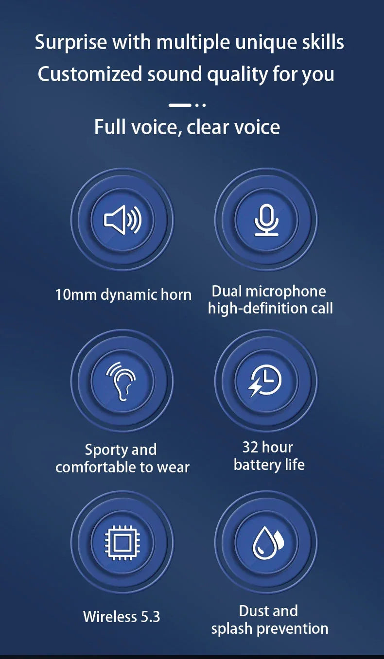 SHUKE Bluetooth Earbuds Wireless Earphones™ - RS Store