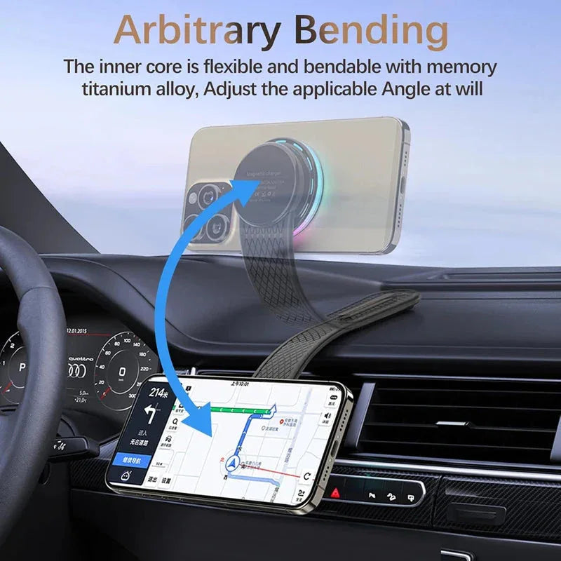 Magnetic Wireless Charger Car Adjustable Phone Holder™ - RS Store