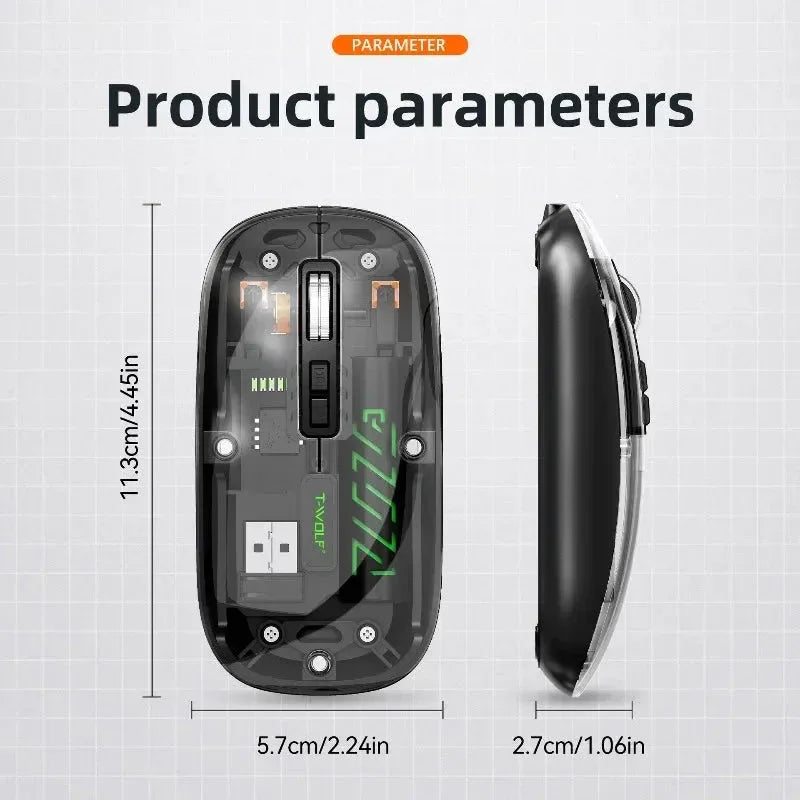 Transparent Wireless Mouse Opuyym™ - RS Store