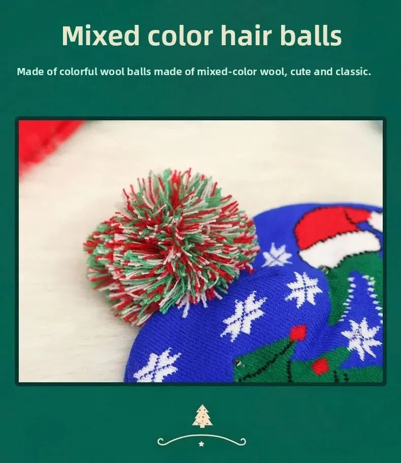 Christmas LED Knit Hat Light-Up Beanie™ - RS Store