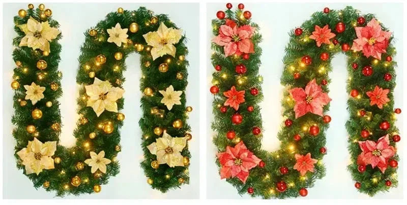 2.7M Christmas Garlands With Pinecones Red Berries™ - RS Store