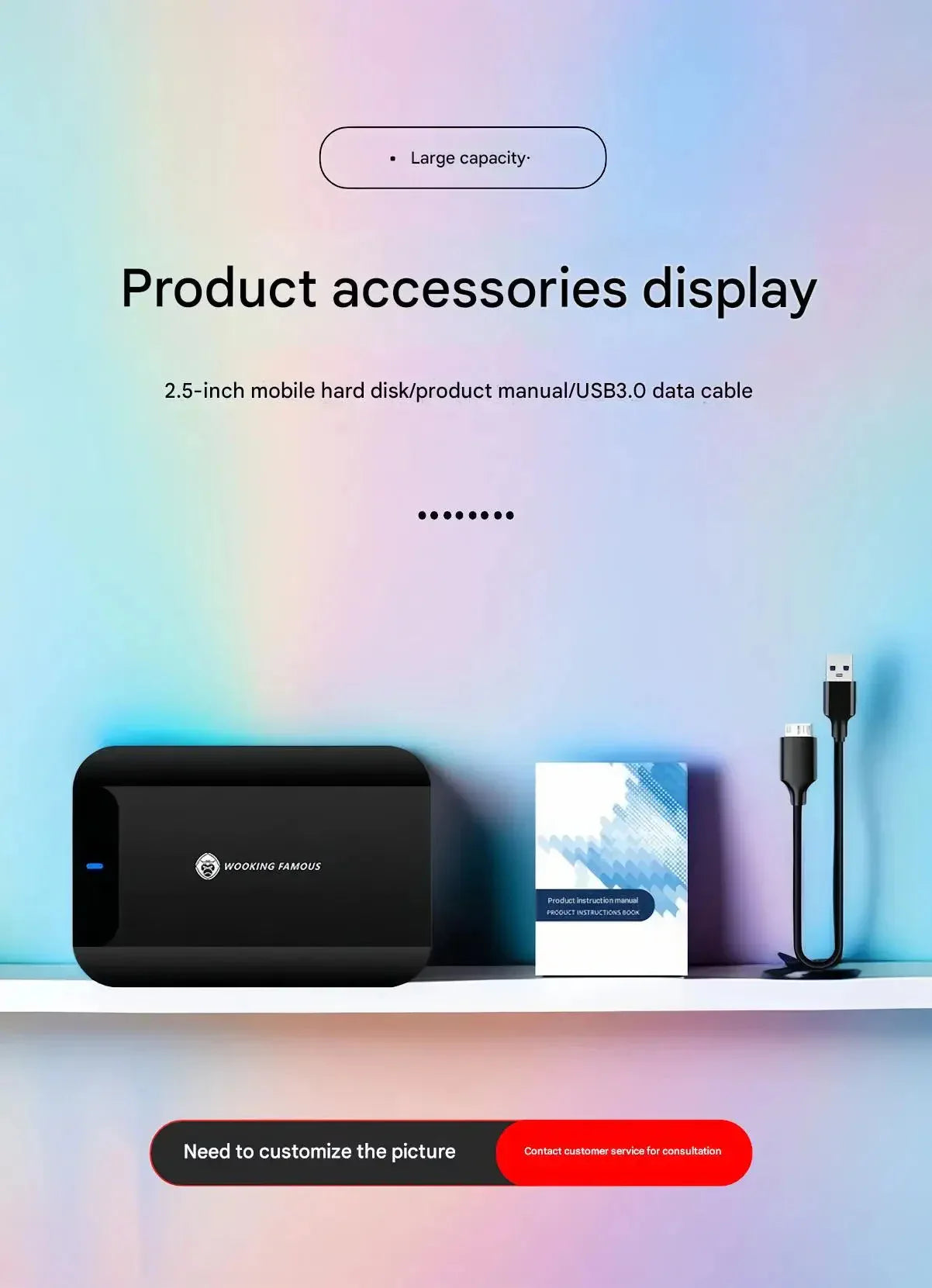 Portable HDD External Hard Drive Disk 320GB 500GB 1TB USB3.0™ - RS Store