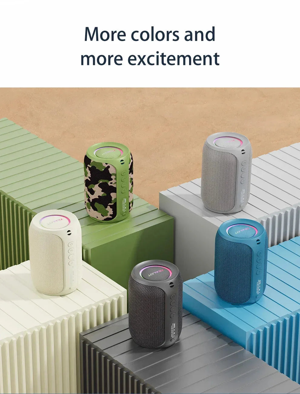 ZEALOT S32 pro Bluetooth Wireless Outdoor Portable Subwoofer Speaker™ - RS Store