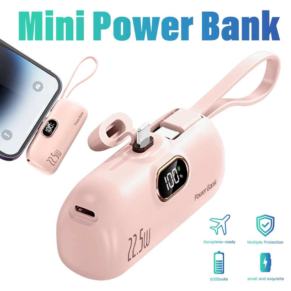 Mini Portable Power Bank 5000mAh™