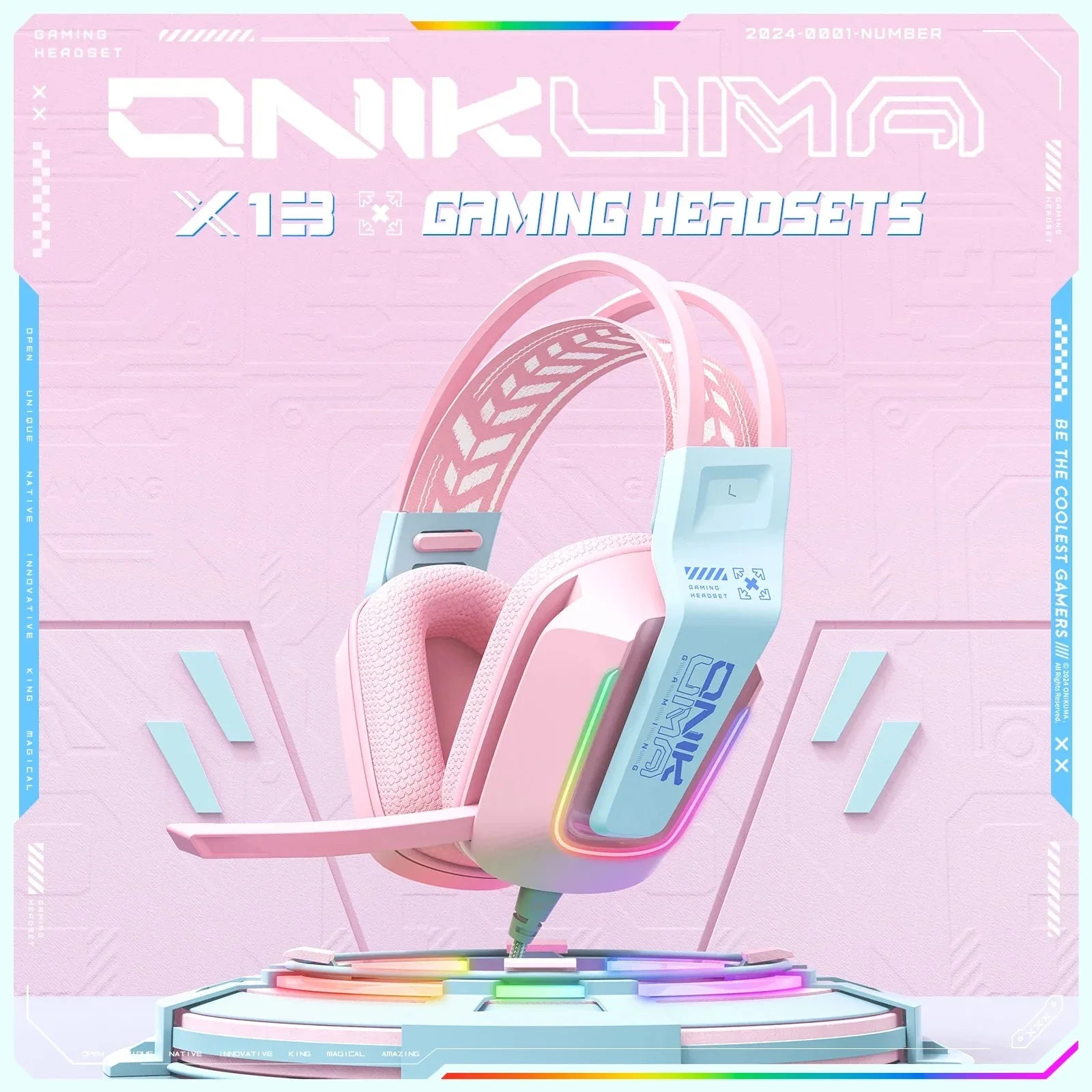 X13 Wired Gaming Headset Onikuma™ - RS Store