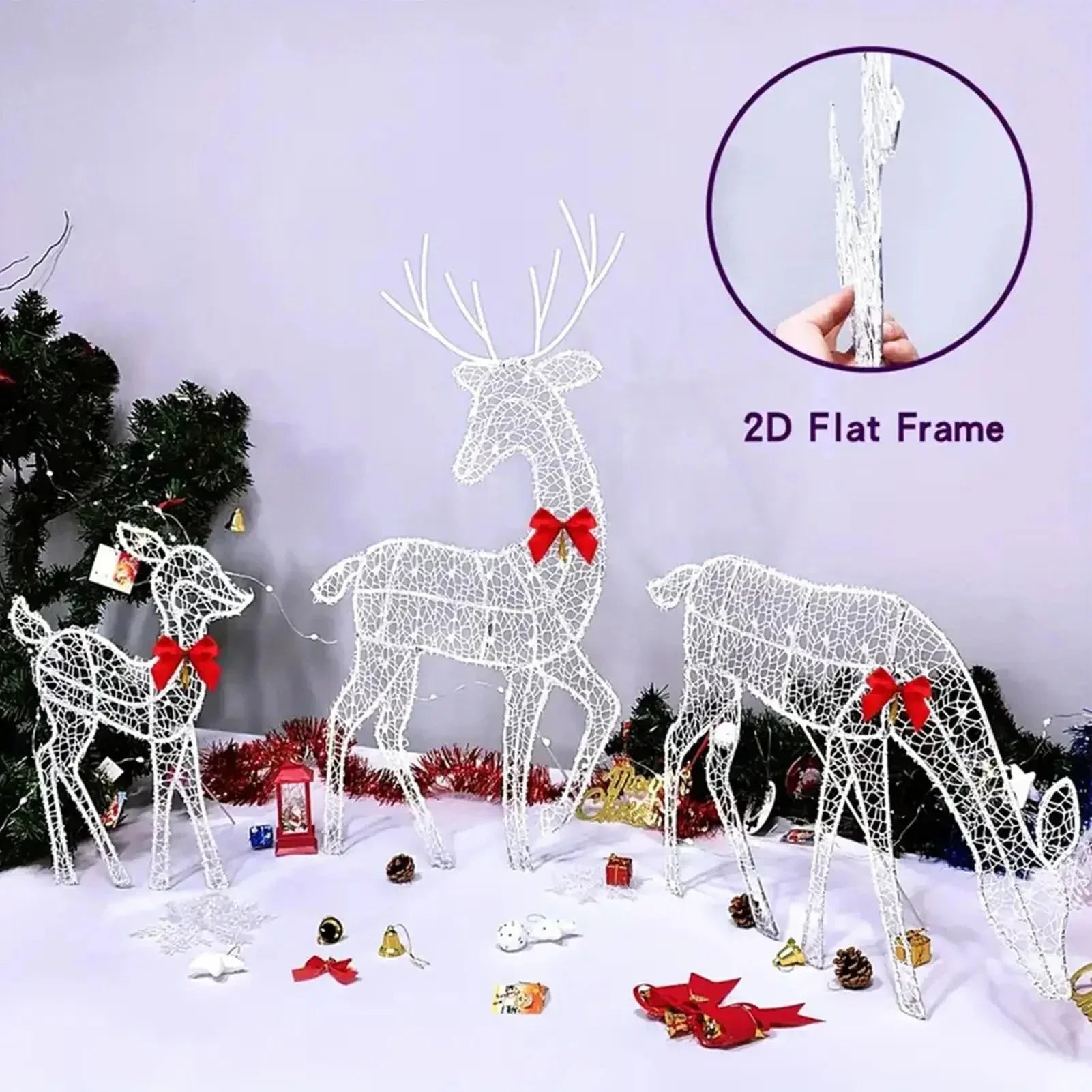 Lighted Christmas Deer Holiday™ - RS Store