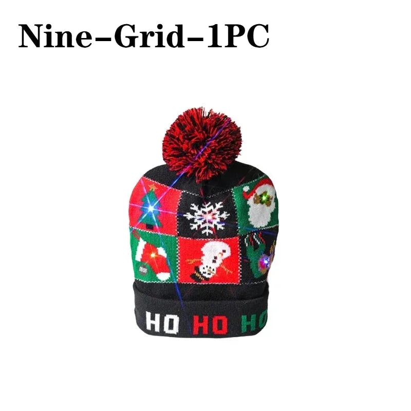 Christmas LED Knit Hat Light-Up Beanie™ - RS Store