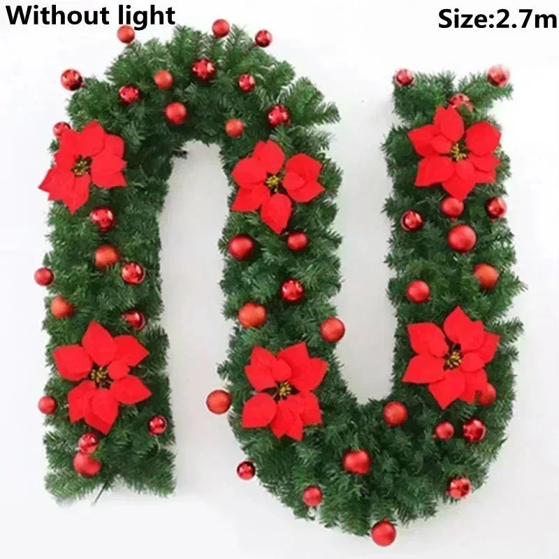 2.7M Christmas Garlands With Pinecones Red Berries™ - RS Store