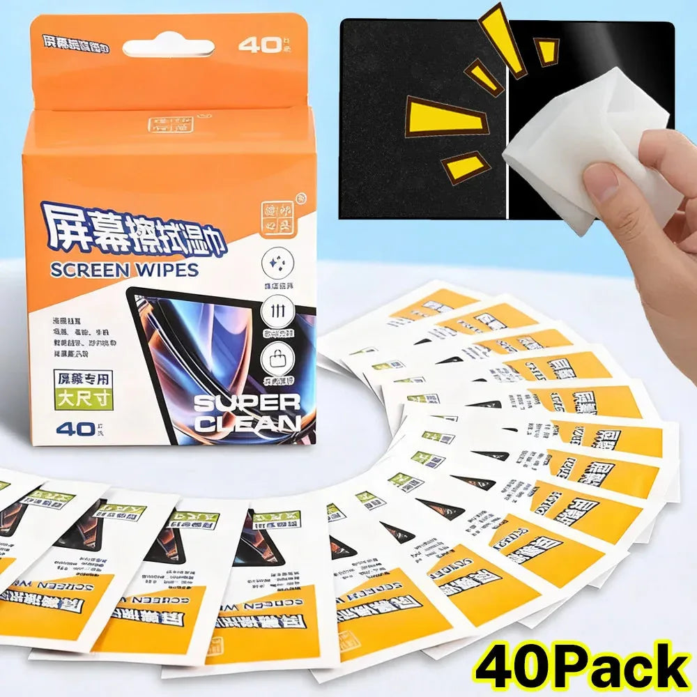10-40PCS Disposable Portable LCD Screen Cleaning Wipes™ - RS Store