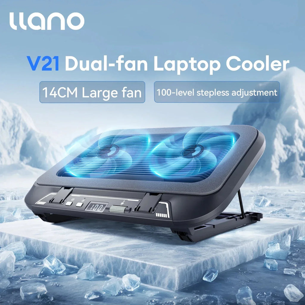 14cm Dual Fans Laptop Cooler™ - RS Store
