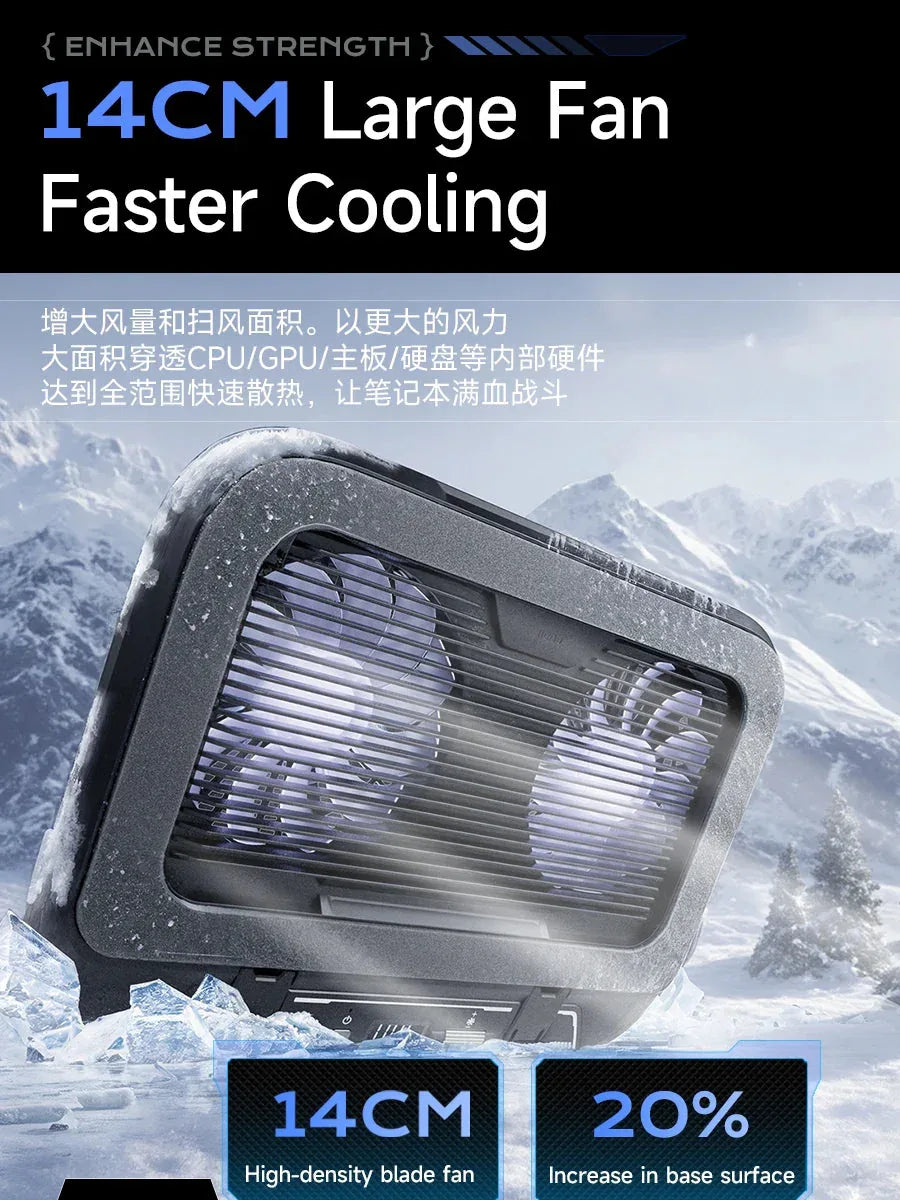 14cm Dual Fans Laptop Cooler™ - RS Store