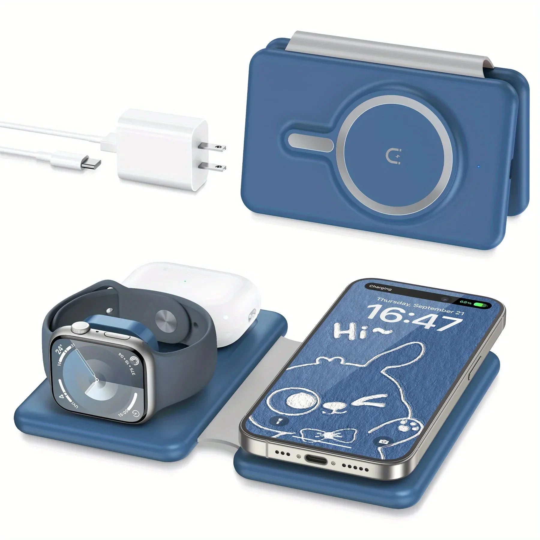 Cell Phone Wireless Charger 3-in-1™ - RS Store