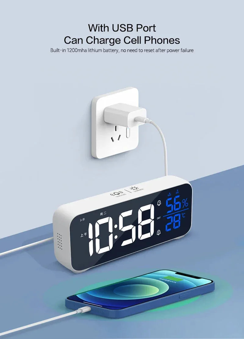 Digital Alarm Clock Niditon™ - RS Store