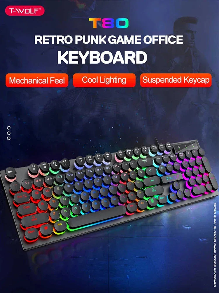 Mechanical Keyboard T-wolf™ - RS Store