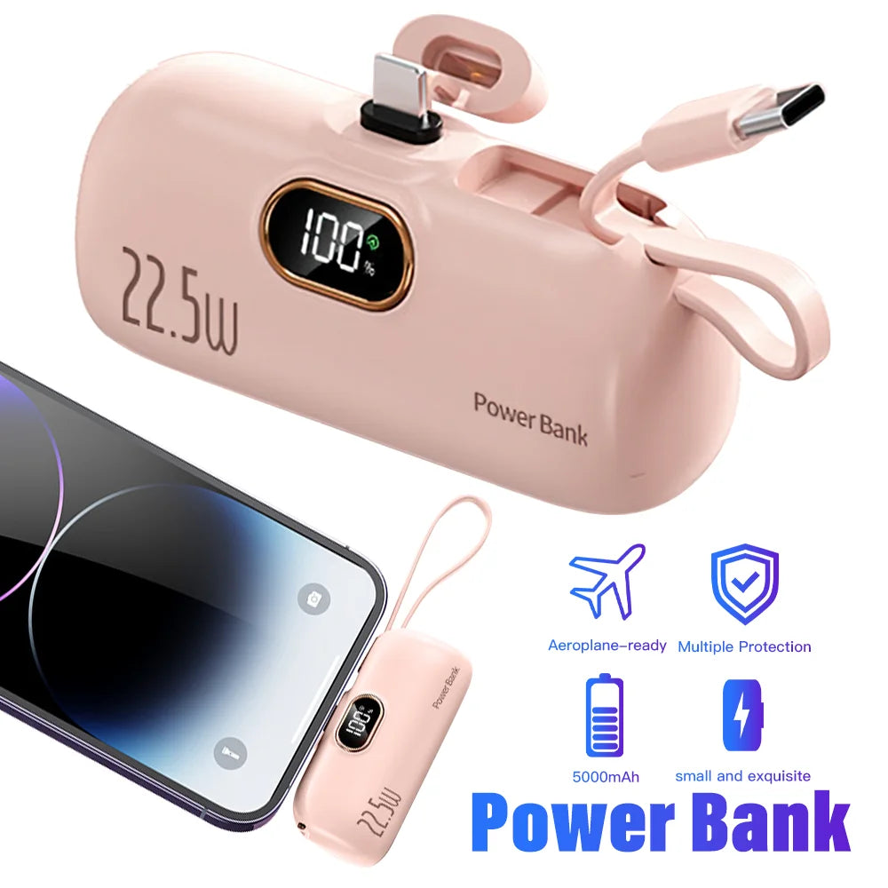 Mini Portable Power Bank 5000mAh™