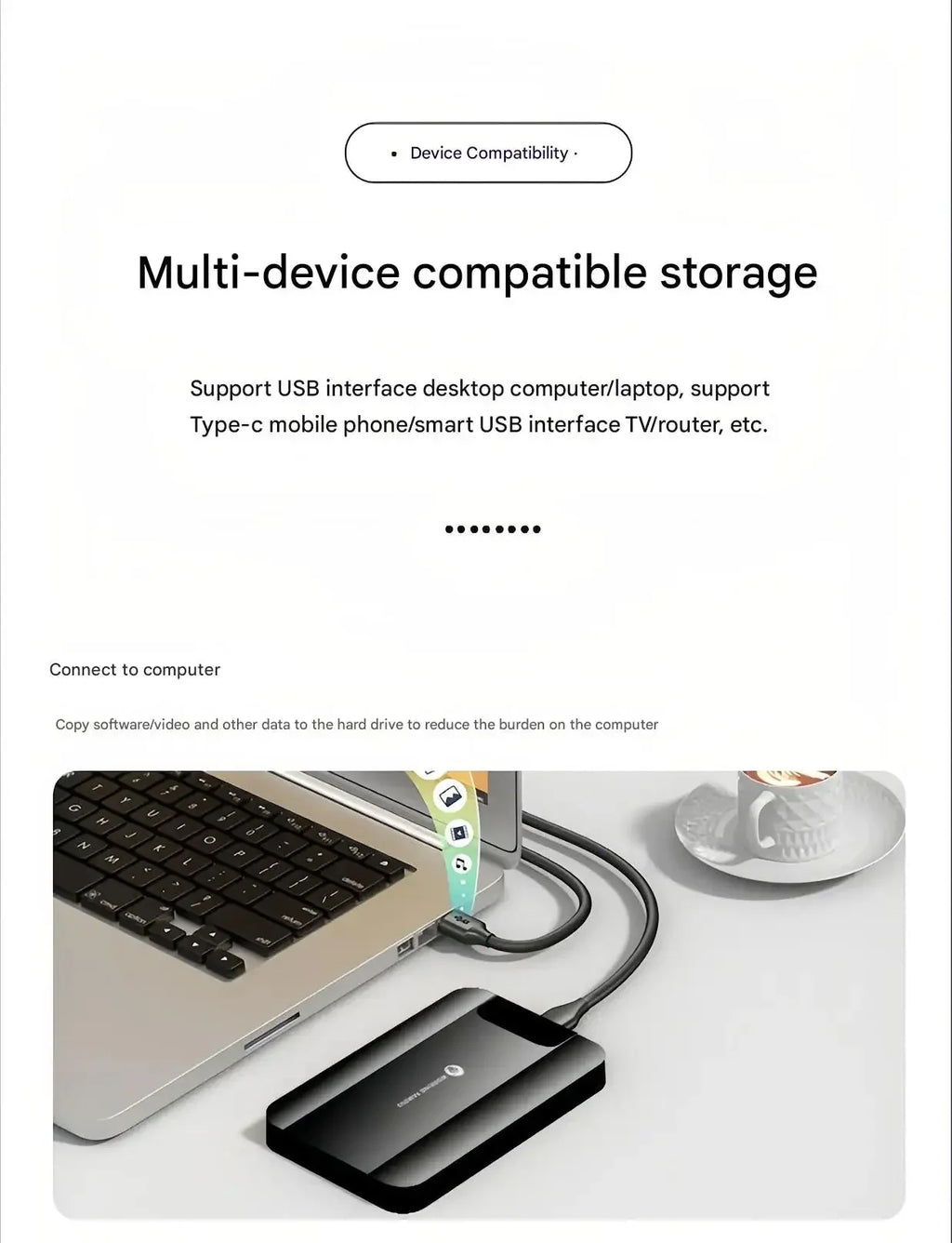 Portable HDD External Hard Drive Disk 320GB 500GB 1TB USB3.0™ - RS Store