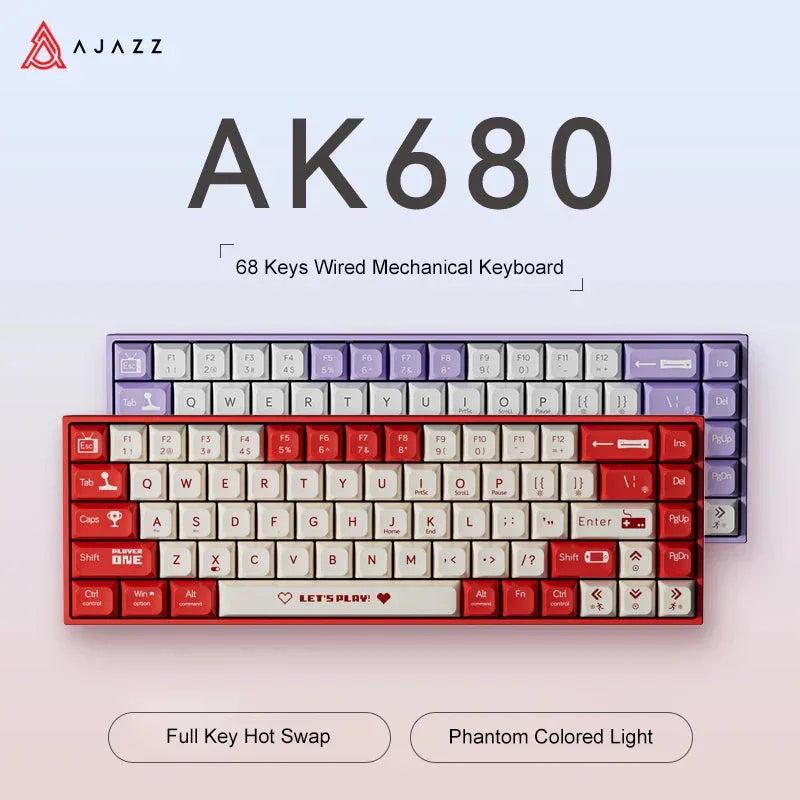 AK680 Gaming Mechanical Keyboard Ajazz™ - RS Store