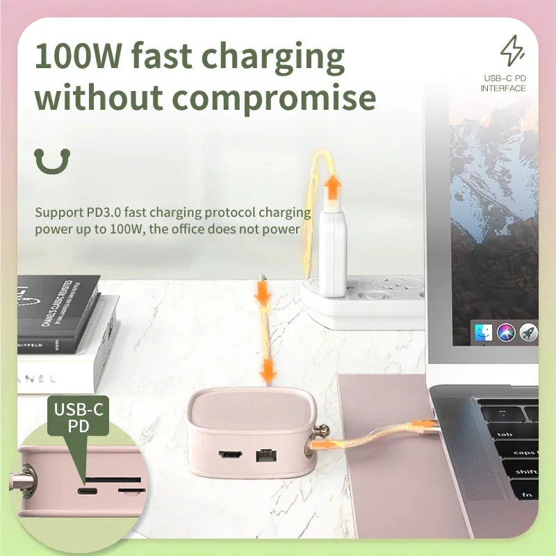 FC&EC USB C HUB Type C Adapter 10 in 1™ - RS Store