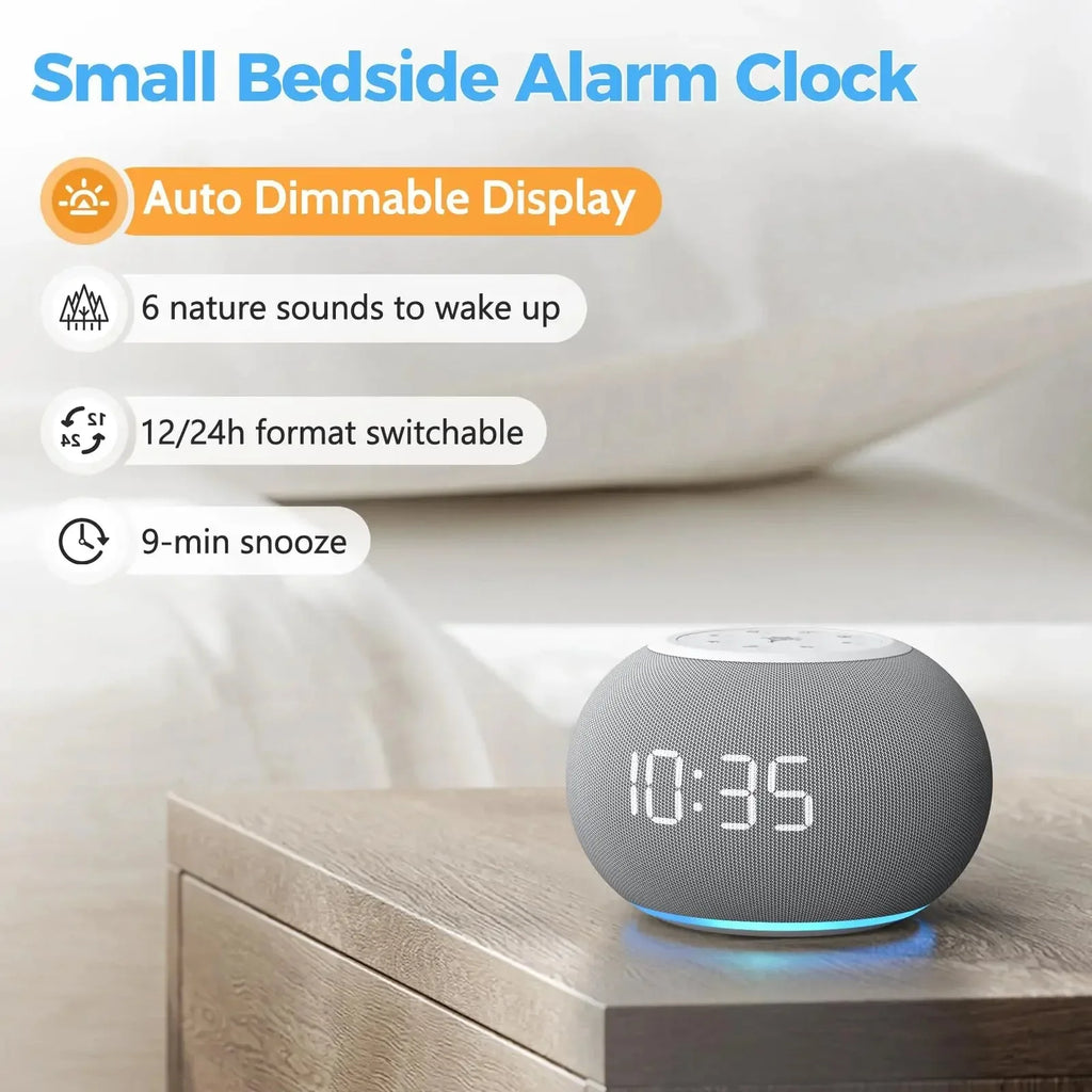 Auto-Dimmable Sound Machine Alarm Clock Anjank™ - RS Store