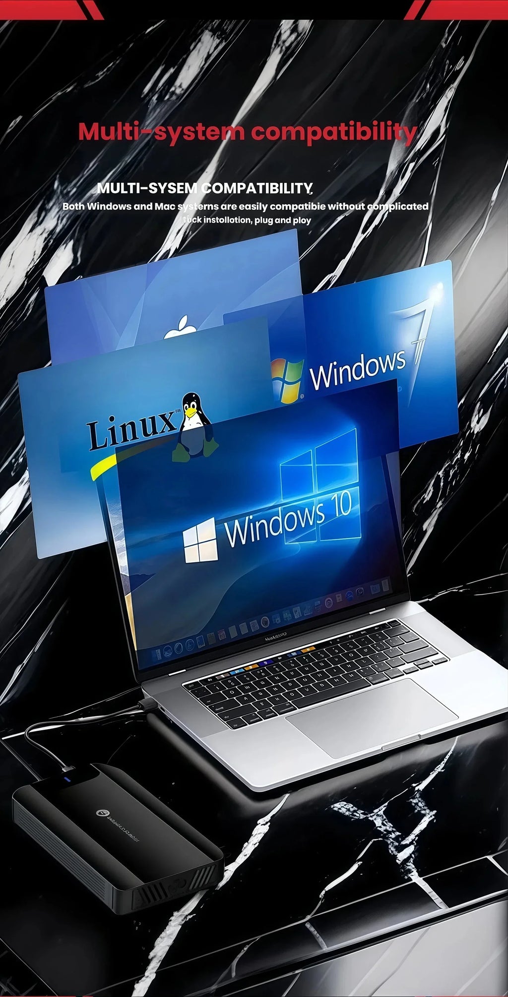 16TB 20TB External Hard Drive USB 3.0 Type-C HDD™ - RS Store