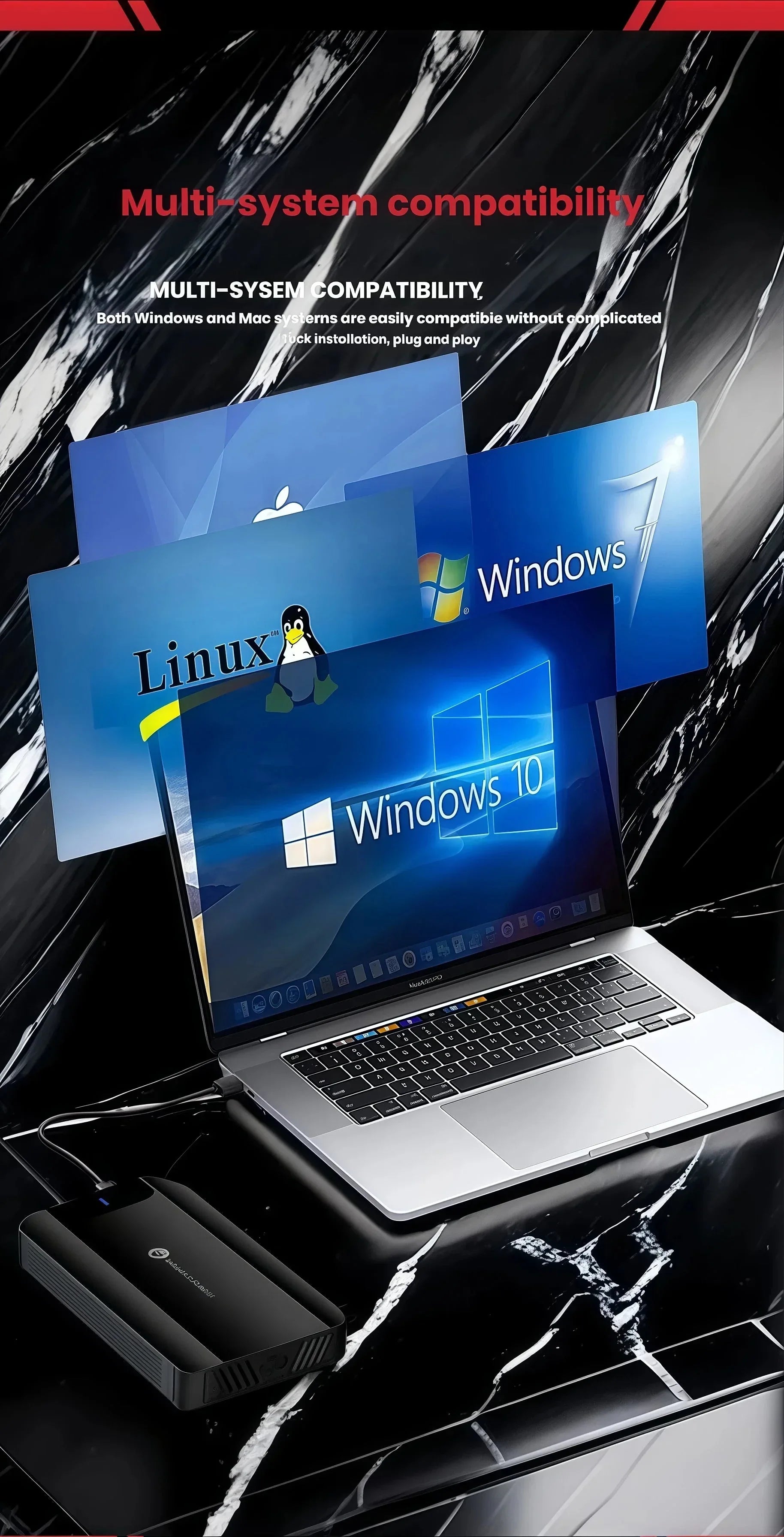 16TB 20TB External Hard Drive USB 3.0 Type-C HDD™ - RS Store