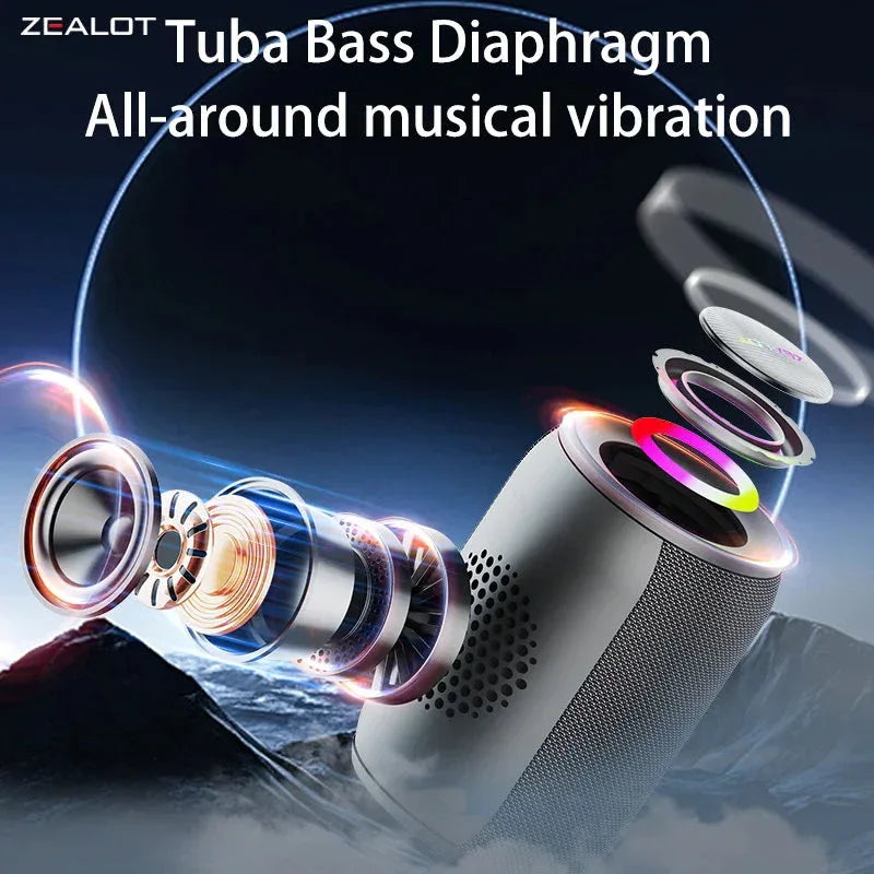 ZEALOT S32 pro Bluetooth Wireless Outdoor Portable Subwoofer Speaker™ - RS Store