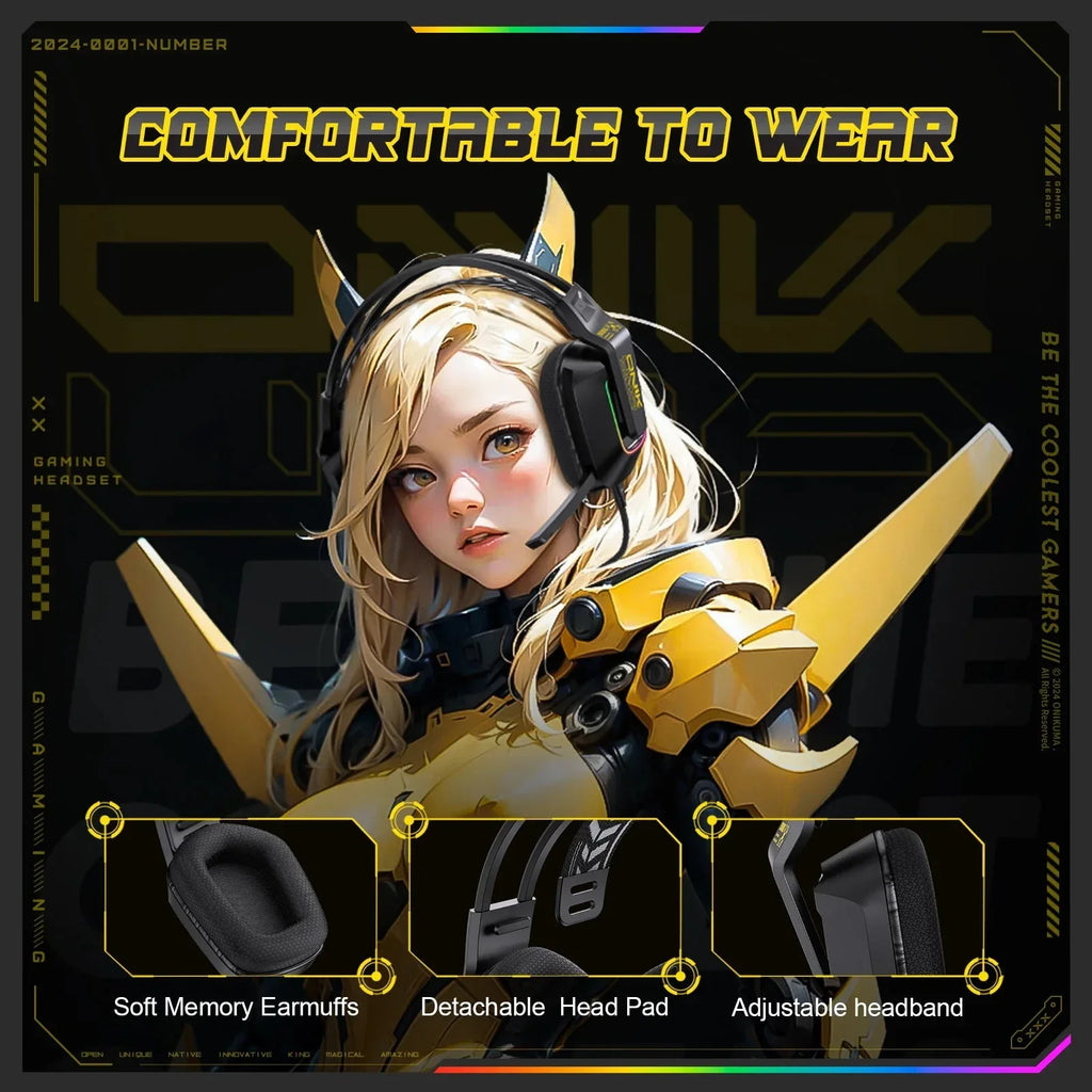 X13 Wired Gaming Headset Onikuma™ - RS Store