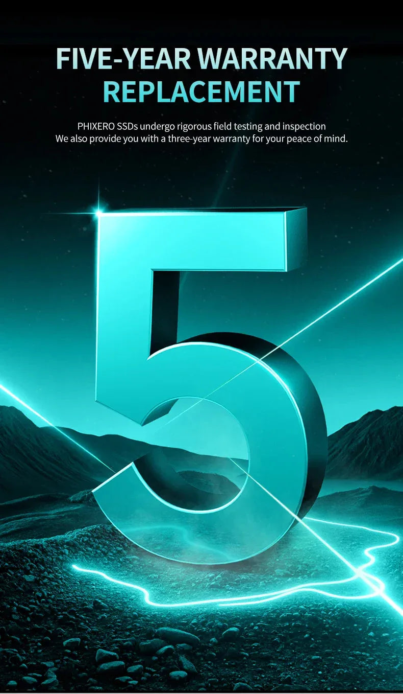 PHIXERO SSD HDD 2.5 Hard Disk SSD 1TB 2TB 512GB 128GB 256GB™ - RS Store