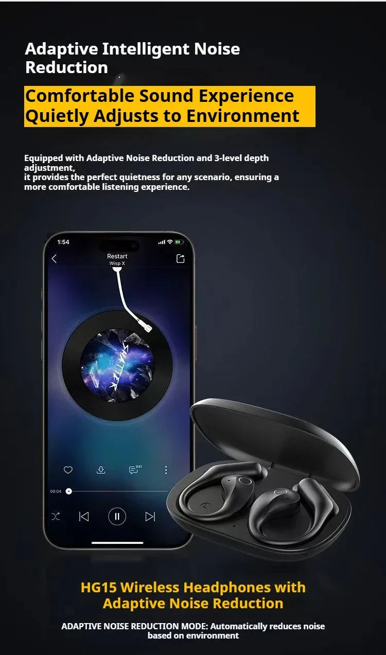 HG15 10 Hours Playtime Wireless Earbuds HKRETI™ - RS Store