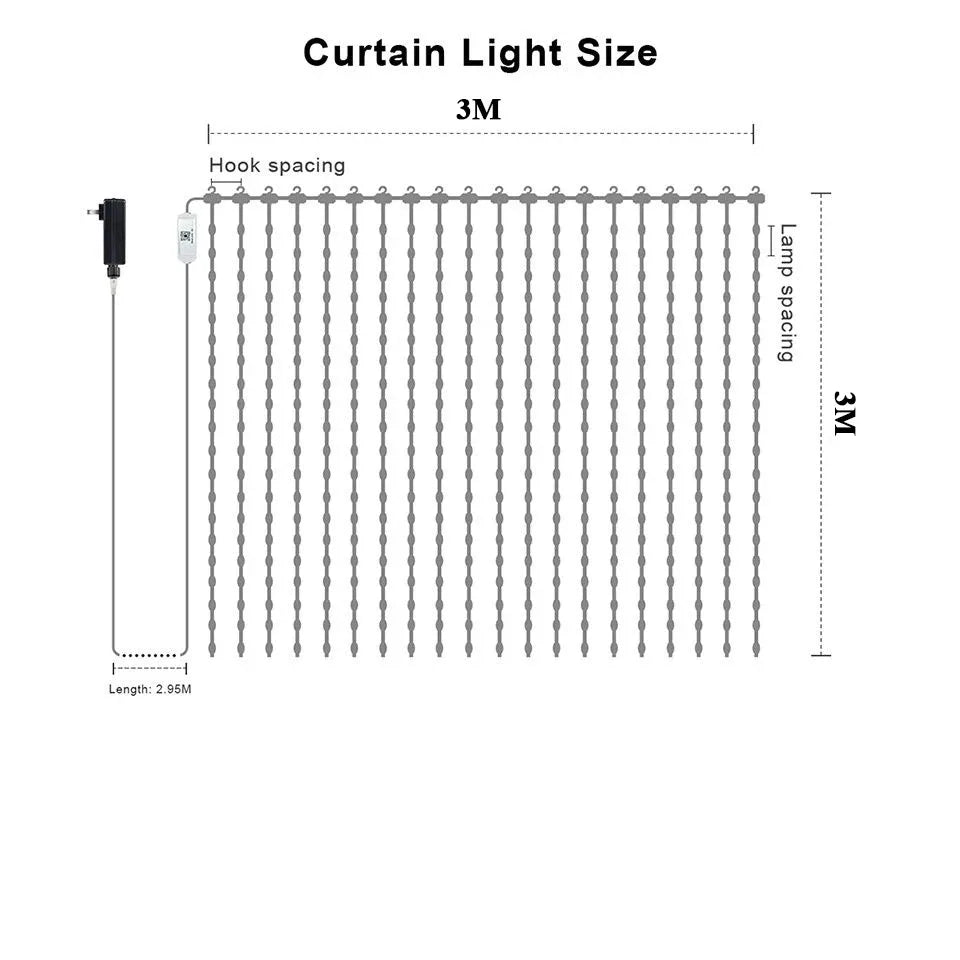 Smart LED Curtain Light APP Control™