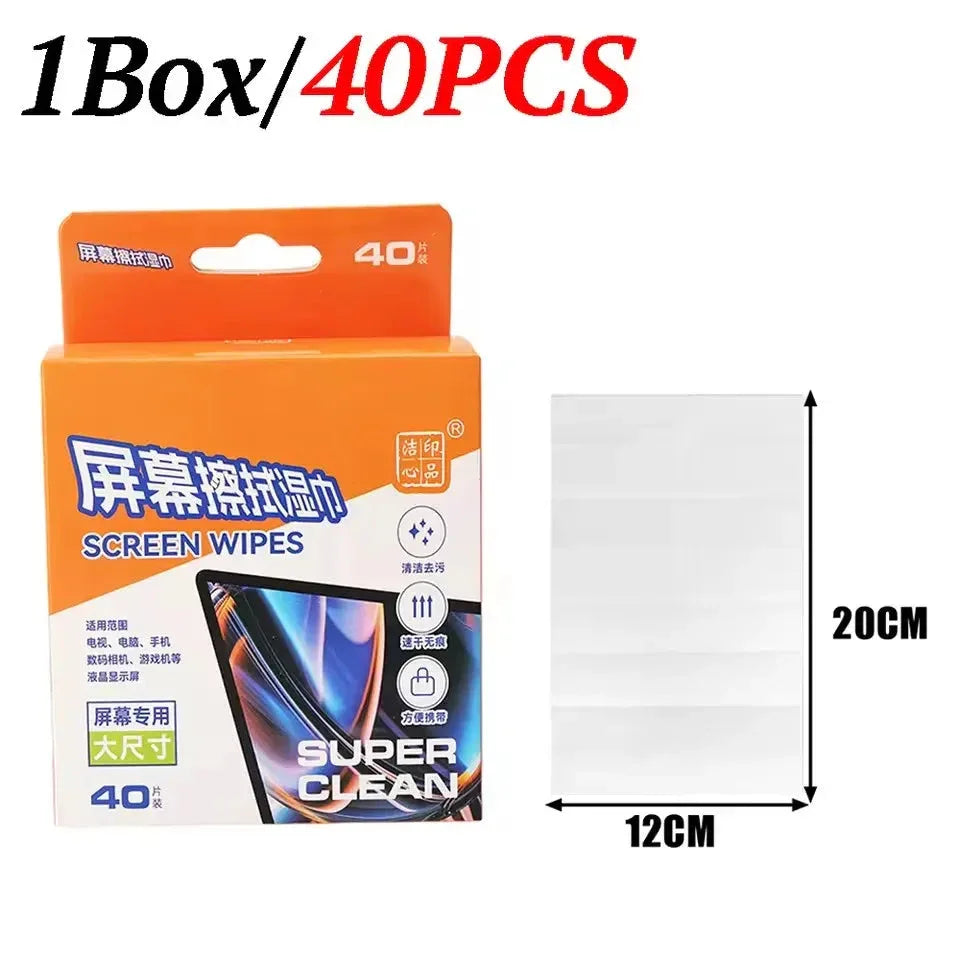 10-40PCS Disposable Portable LCD Screen Cleaning Wipes™ - RS Store