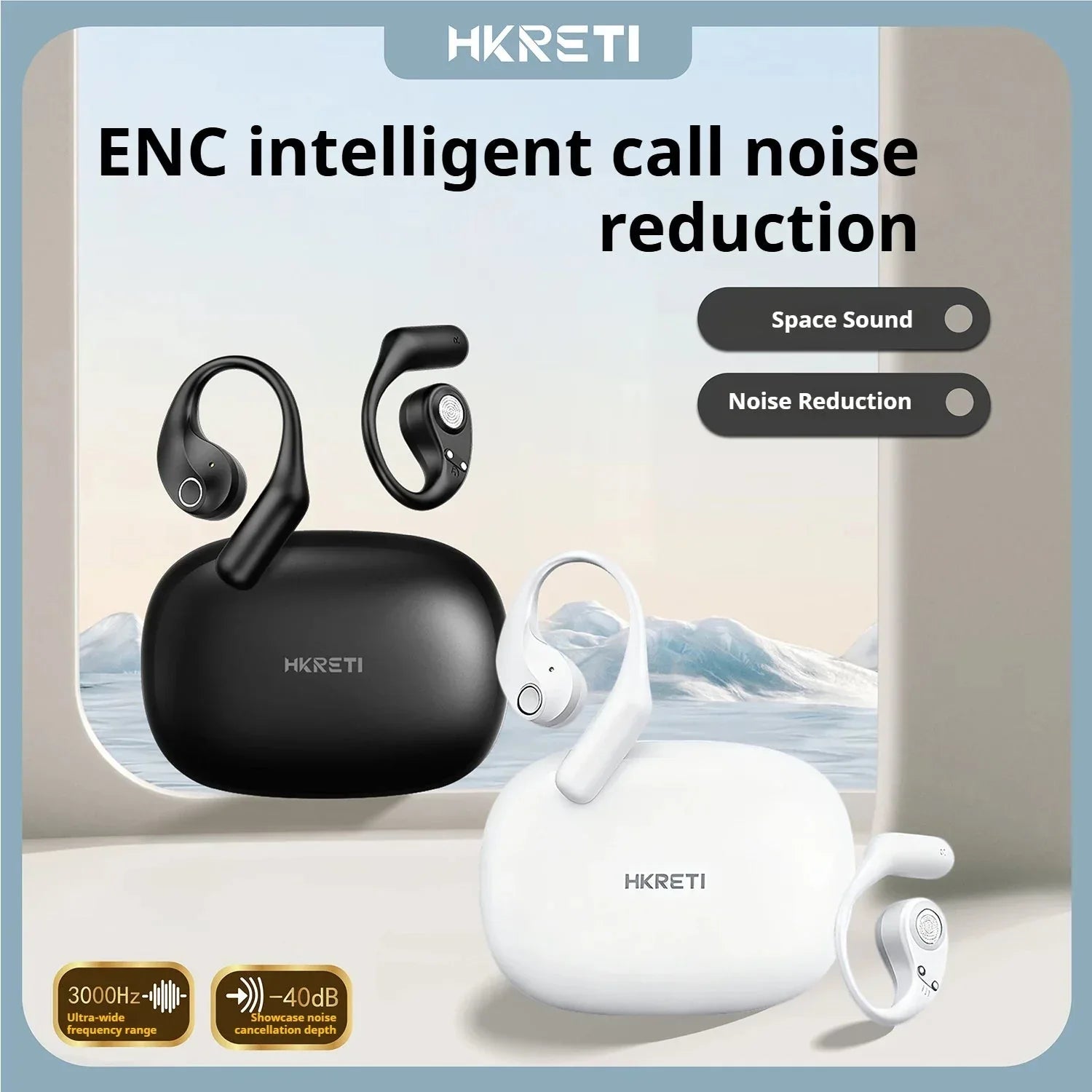 HG15 10 Hours Playtime Wireless Earbuds HKRETI™ - RS Store