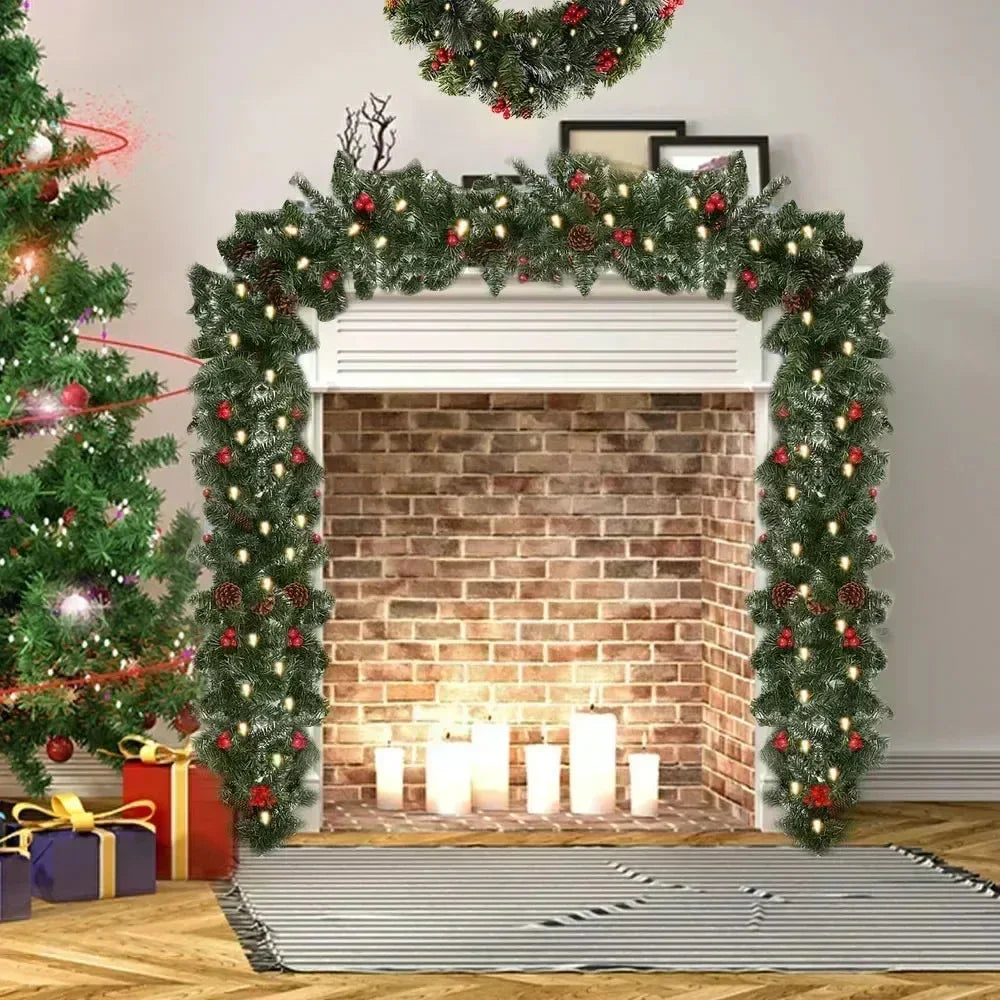 Christmas LED Rattan Garland Decorations™ - RS Store