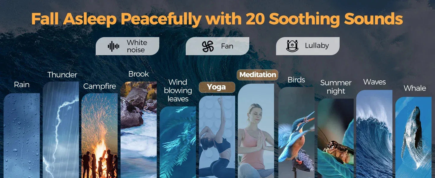 Auto-Dimmable Sound Machine Alarm Clock Anjank™ - RS Store