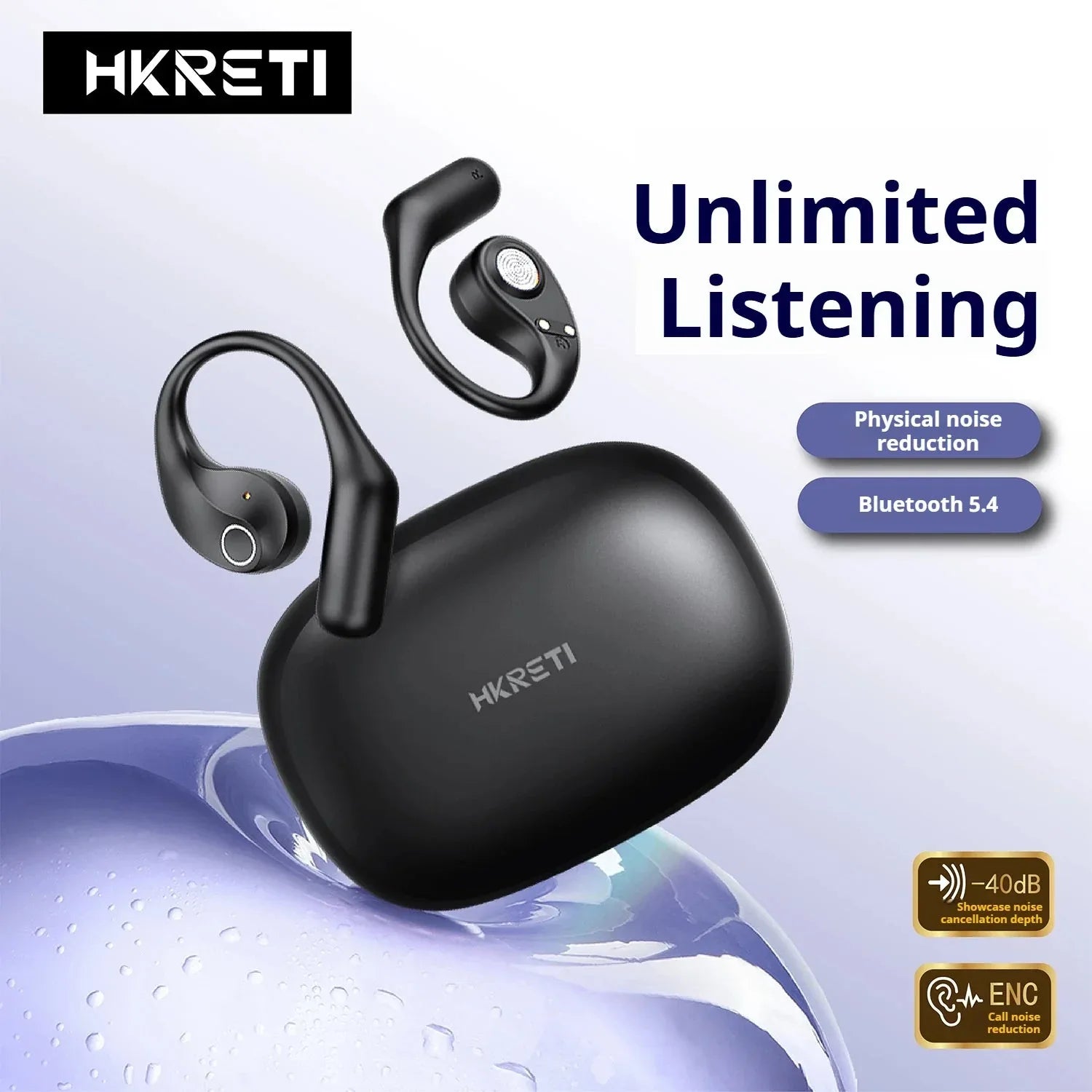 HG15 10 Hours Playtime Wireless Earbuds HKRETI™ - RS Store