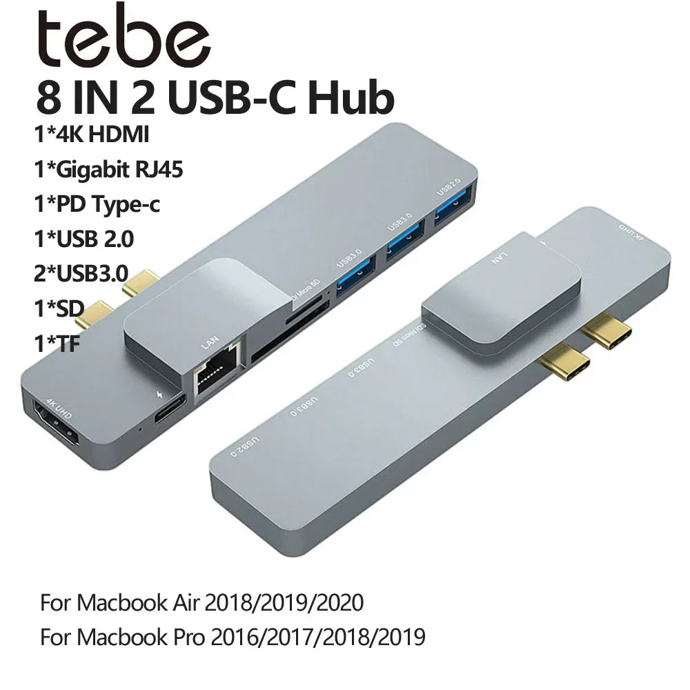 Tebe USB C Hub Dual Type-c to 4K HDMI-Adapter™ - RS Store