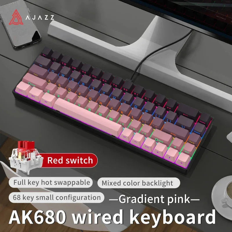 AK680 Gaming Mechanical Keyboard Ajazz™ - RS Store