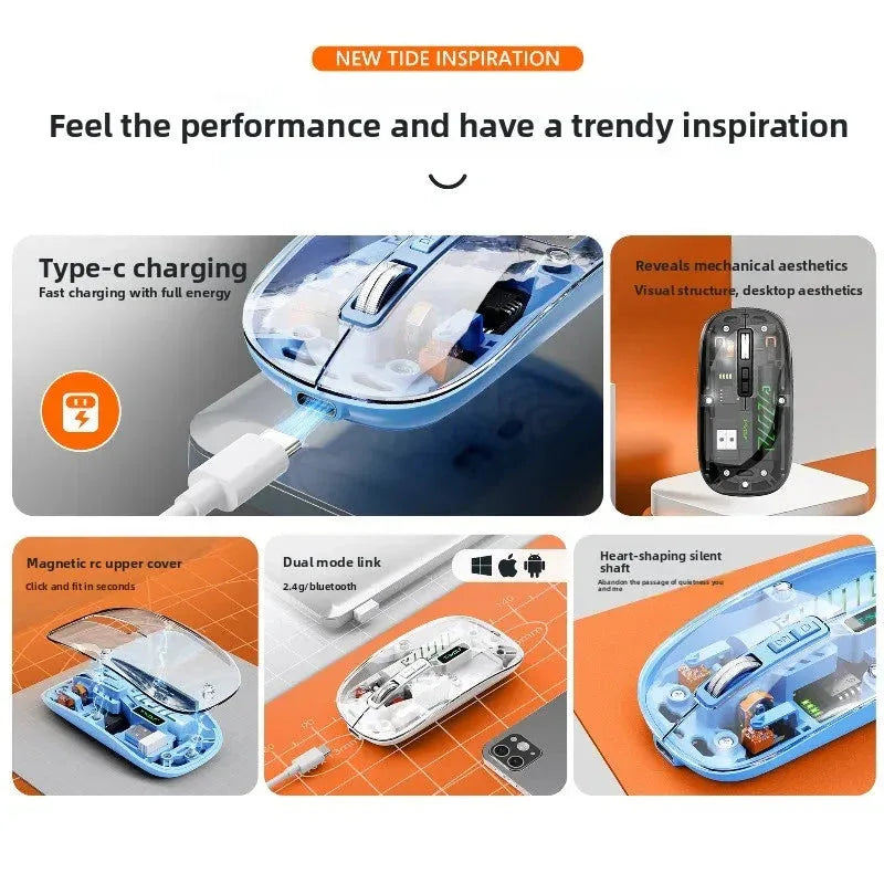 Transparent Wireless Mouse Opuyym™ - RS Store